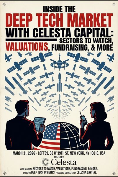 Inside the Deep Tech Market with Celesta Capital: Sectors to Watch, Valuations, Fundraising, & More