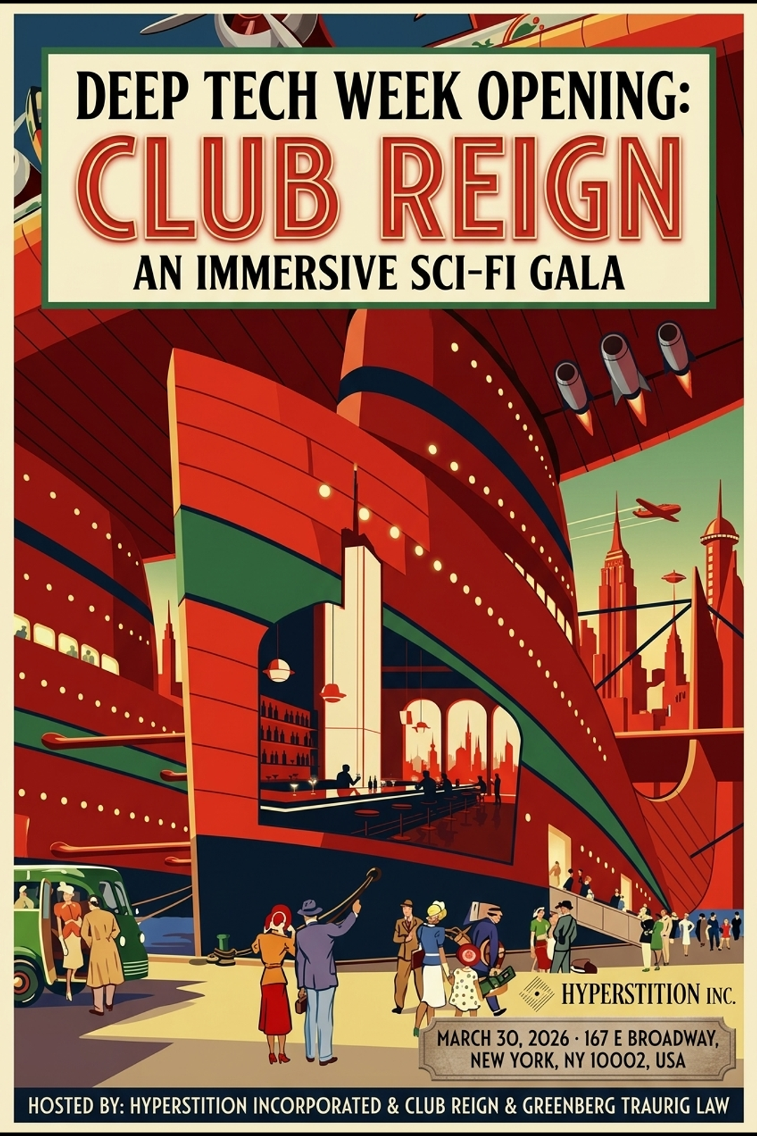 Deep Tech Week Opening: Club Reign