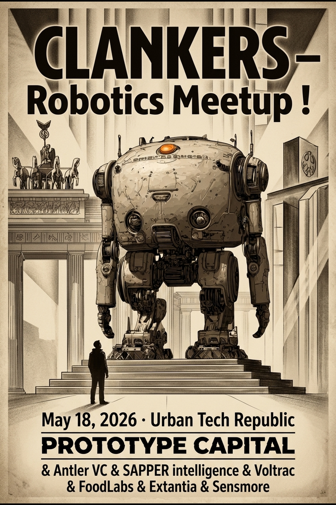 CLANKERS – Robotics Meetup Berlin!