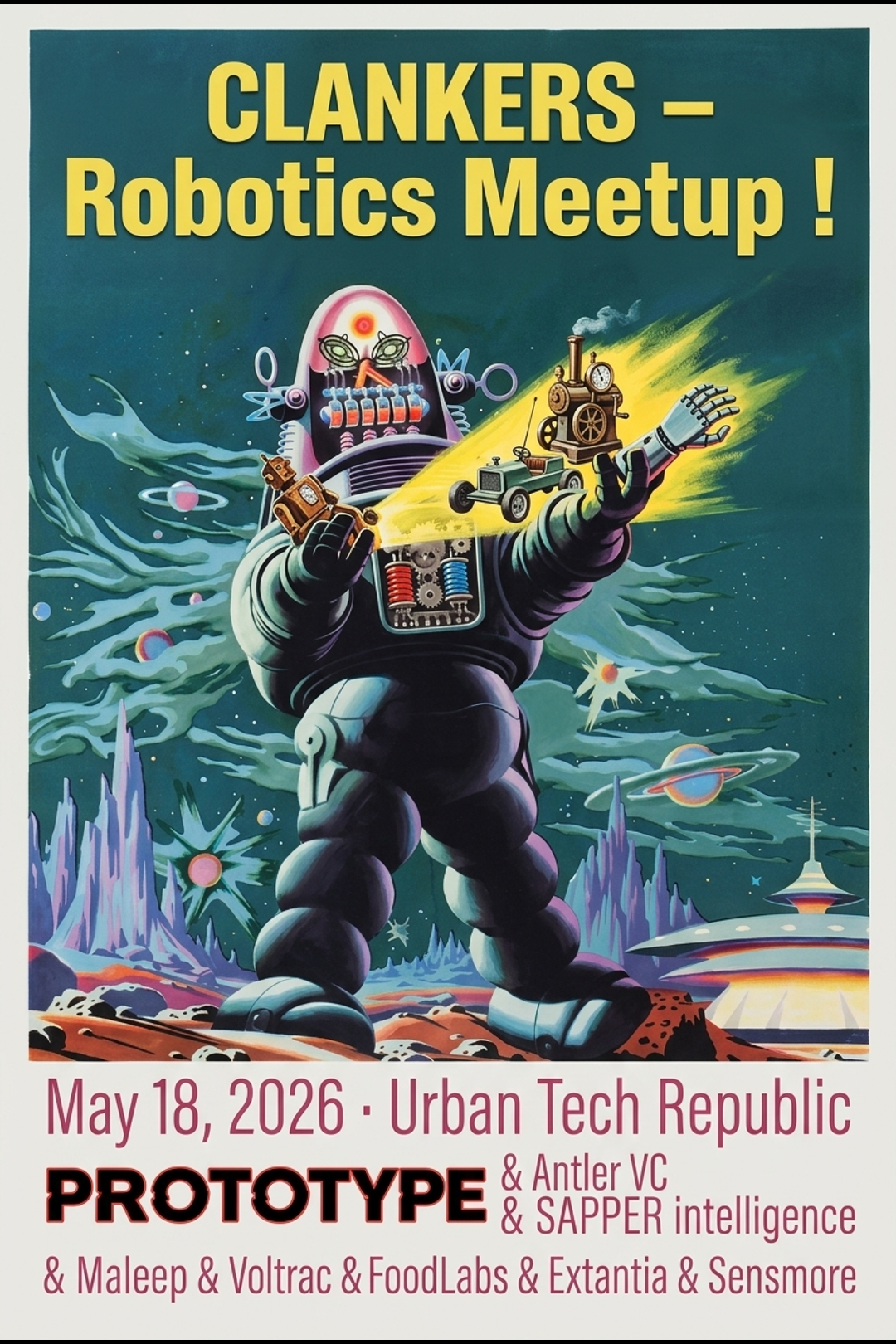 CLANKERS – Robotics Meetup Berlin!