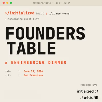Founders Table: Engineering Dinner