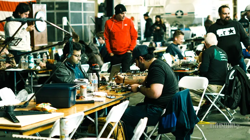 Photo from USS Hornet Defense Tech Hackathon