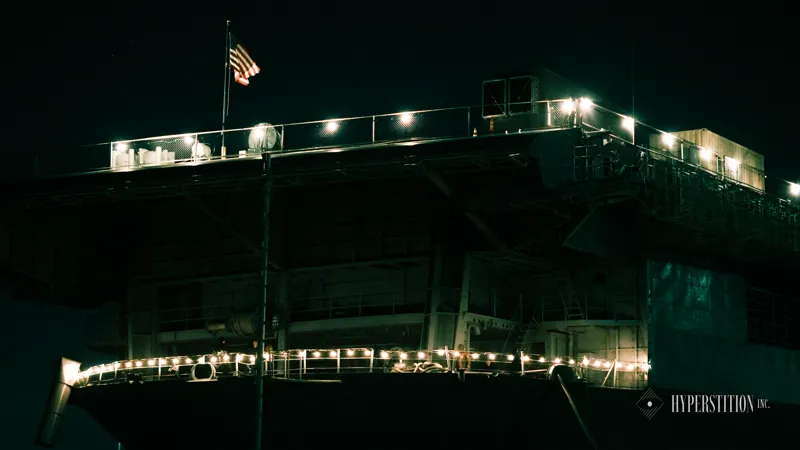 Photo from USS Hornet Defense Tech Hackathon