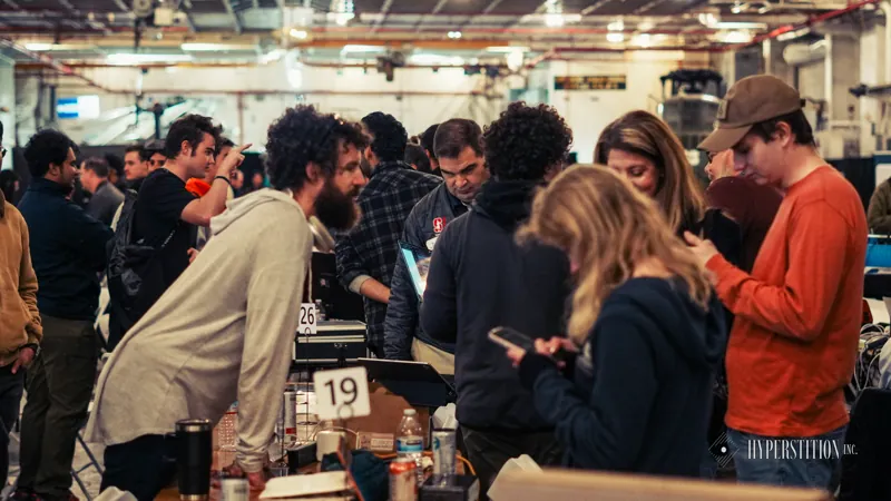 Photo from USS Hornet Defense Tech Hackathon