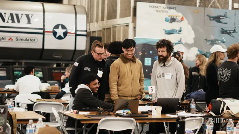 Photo from USS Hornet Defense Tech Hackathon