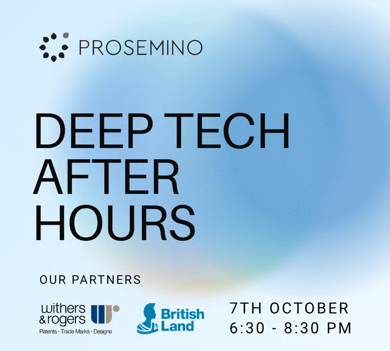 Deep Tech London After Hours