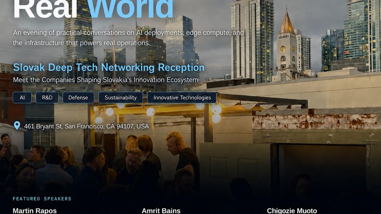 Meet European Innovators in AI & Deep Tech – Rooftop Networking 🌇