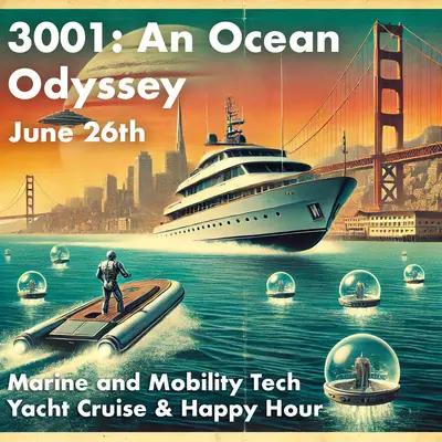 3001 an Ocean Odyssey: Marine and Mobility Tech Yacht Cruise & Happy Hour (+hydrofoil rides)